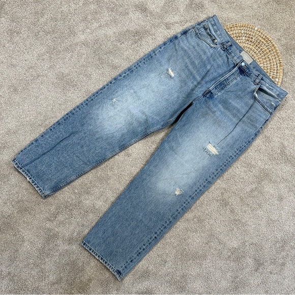 Everlane Women’s The Relaxed Straight Fit Jeans Organic Cotton in Light Wash 31 - Picture 2 of 14